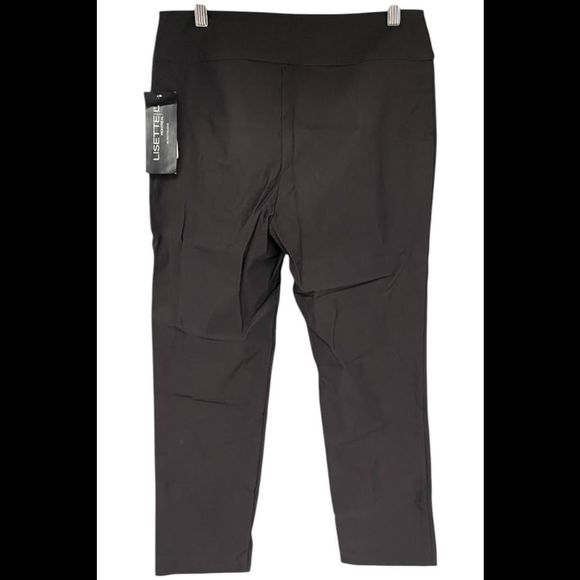 LISETTE L MONTREAL Women's Solid Magical Lycra Ankle Pants Dark Slate - Regular - Picture 2 of 2